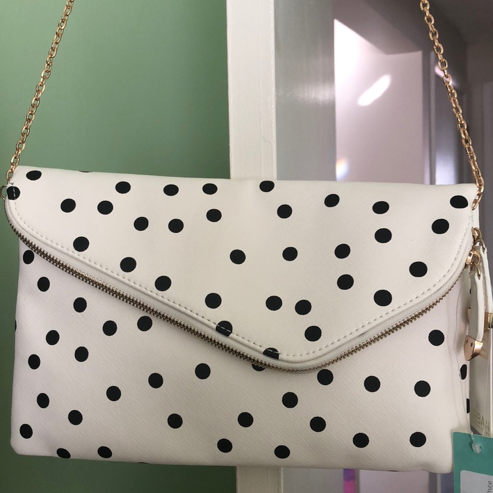 Richie Polka Dot Clutch